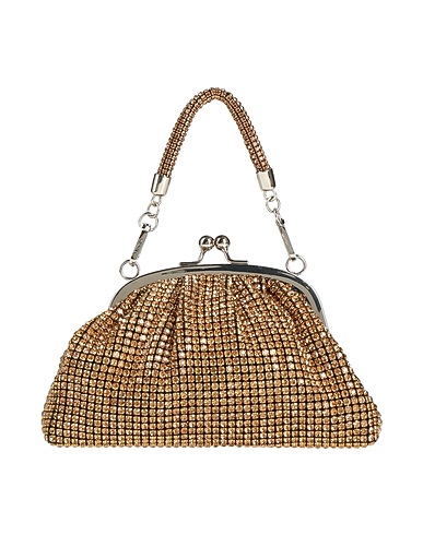 GIARITÉ Handbag Gold Textile fibres