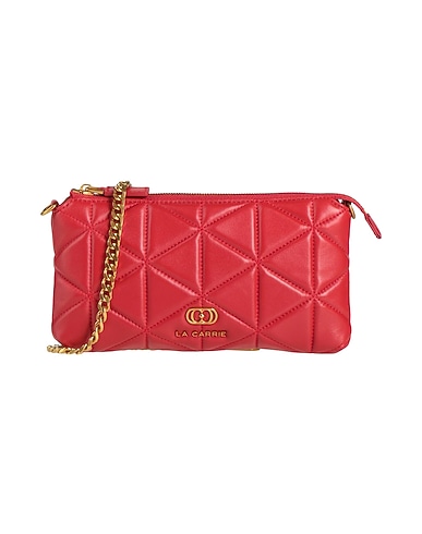 LA CARRIE Cross-body bags Red Leather