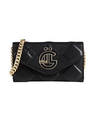 GAëLLE Paris Across-body bag Black 100% Polyurethane, Polyester