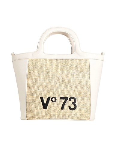 V°73 Handbag Off white 60% Polyurethane, 40% Polypropylene