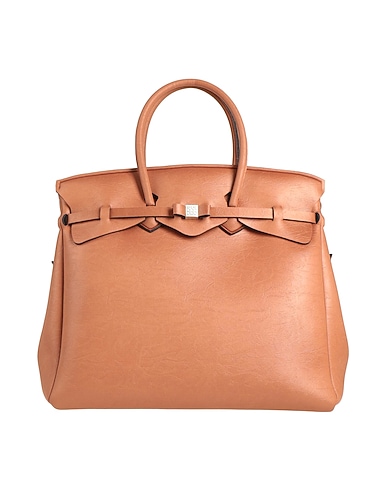 SAVE MY BAG Handbag Brown 80% Polyamide, 20% Elastane