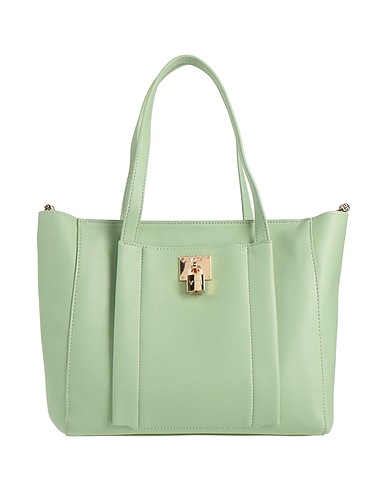 V°73 Handbag Light green 100% Polyurethane