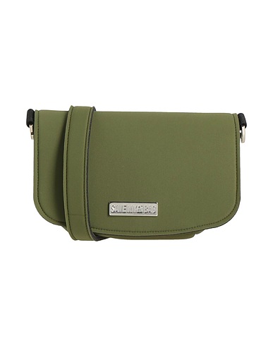 SAVE MY BAG Cross-body bags Military green 50% Polyester, 40% Polyamide, 10% Elastane