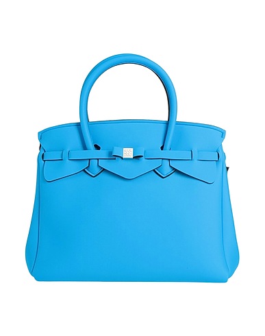 SAVE MY BAG Handbag Azure 80% Polyamide, 20% Elastane