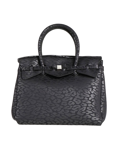 SAVE MY BAG Handbag Black 80% Polyamide, 20% Elastane