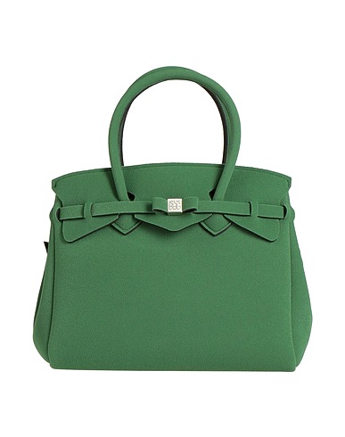 SAVE MY BAG Handbag Green 80% Polyamide, 20% Elastane