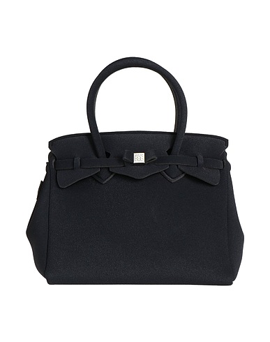 SAVE MY BAG Handbag Black 80% Polyamide, 20% Elastane