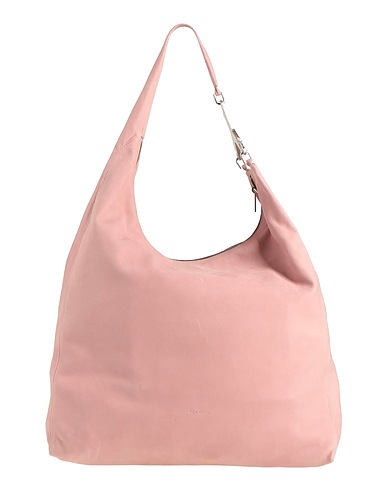RICK OWENS Shoulder bag Light pink 100% Cow leather