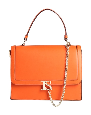 LUISA SPAGNOLI Handbag Orange Leather