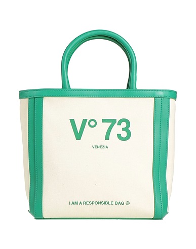 V°73 Handtasche Grün 62% Polyurethan, 38% Baumwolle