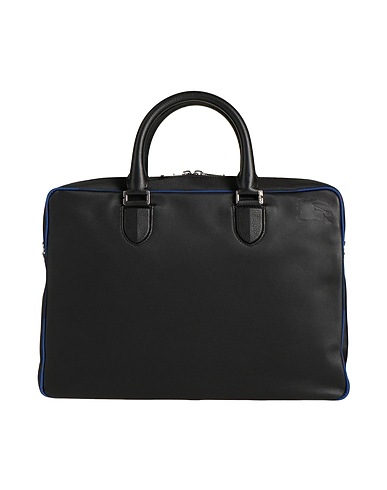 BURBERRY Aktentasche Schwarz 100% Kalbsleder