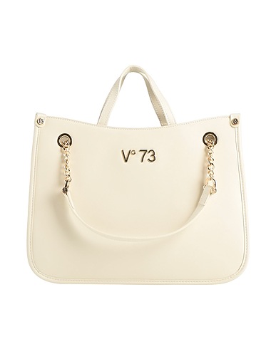 V°73 Handbag Cream 100% Polyurethane