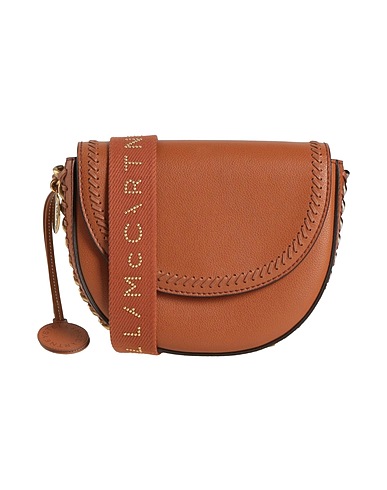 STELLA McCARTNEY Across-body bag Brown 100% Cotton, Polyamide, Polyurethane