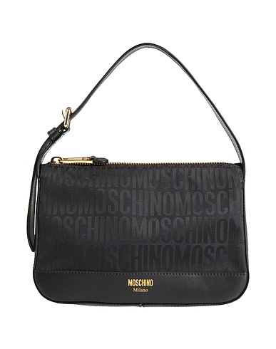 MOSCHINO Handbag COUTURE Midnight blue Textile fibres, Leather