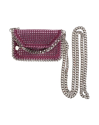 STELLA McCARTNEY Cross-body bags Mauve Textile fibers