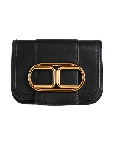 ELISABETTA FRANCHI Handbag Black 55% Polyester, 45% Polyurethane