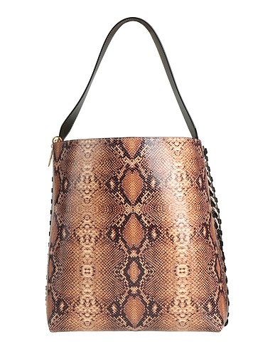 STELLA McCARTNEY Handbag Beige 47% Polyester, 30% Polyurethane, 23% Polyamide, Polypropylene