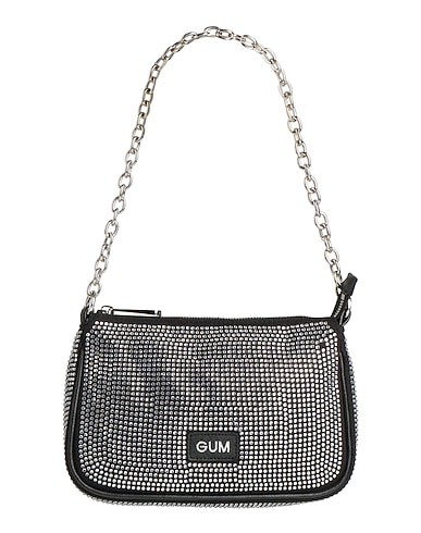GUM DESIGN Handbag Black 50% Polyester, 50% Polyamide