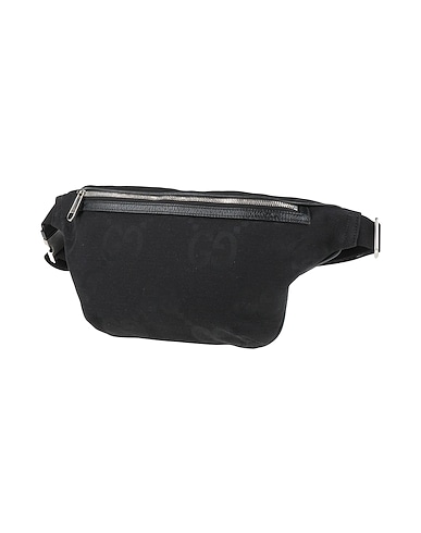 GUCCI Belt Bags Black Textile fibres, Leather