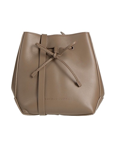 BRUNELLO CUCINELLI Across-body bag Light brown Leather