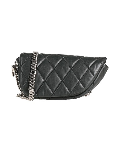 BURBERRY Cross-body bags Charcoal 100% Lambskin, Upcycled metals
