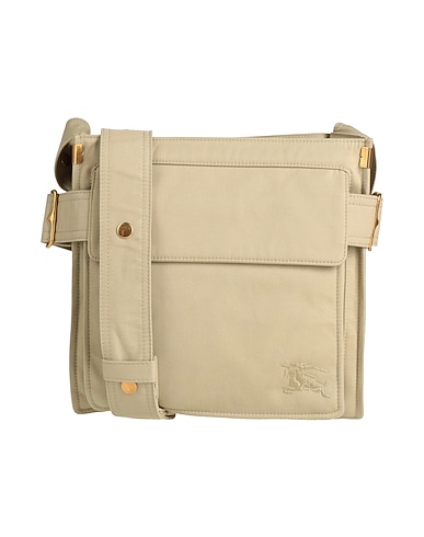 BURBERRY Borsa a tracolla Verde militare 65% Poliestere, 35% Cotone