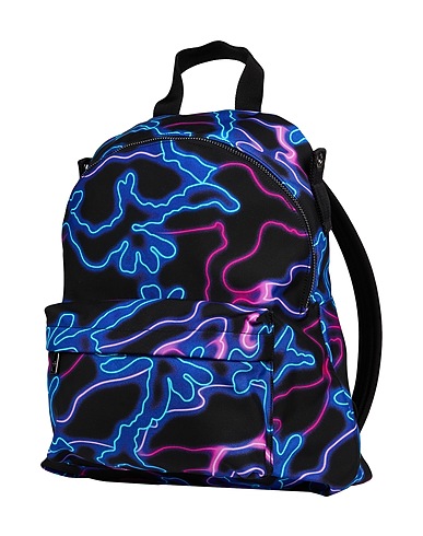 VALENTINO GARAVANI Backpacks Black Textile fibers