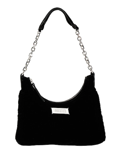 MAISON MARGIELA Τσάντα ώμου NERO 65% Βισκόζη, 35% Cupro, Δέρμα βοοειδών, Δέρμα κατσίκας, Μπρούντζος