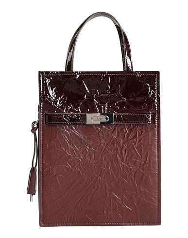 TORY BURCH Borsa a mano Cioccolato Pelle