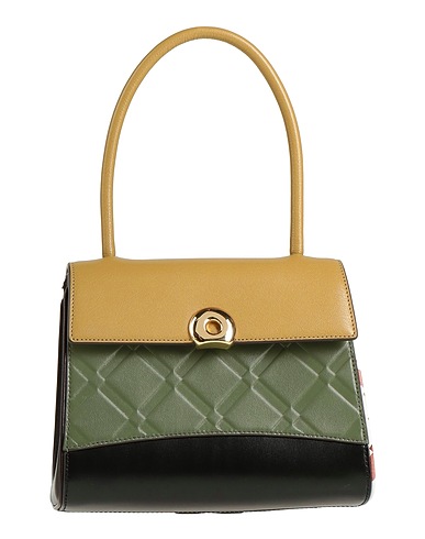 TORY BURCH Handbag Military green Leather