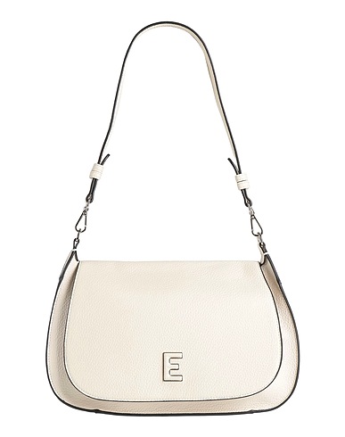 ERMANNO FIRENZE Shoulder bag Off white Textile fibres