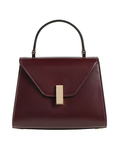VALEXTRA Handbag Burgundy 100% Calfskin