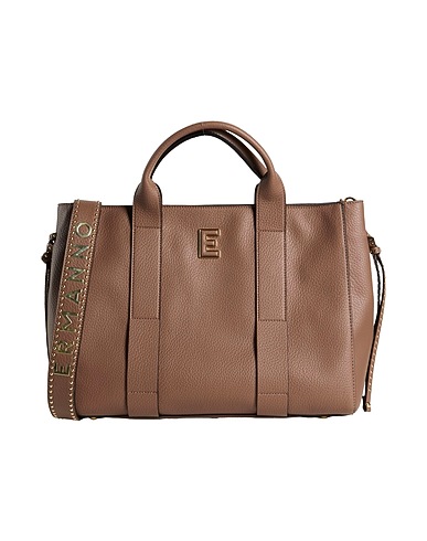 ERMANNO FIRENZE Handbag Taupe 100% Polyurethane