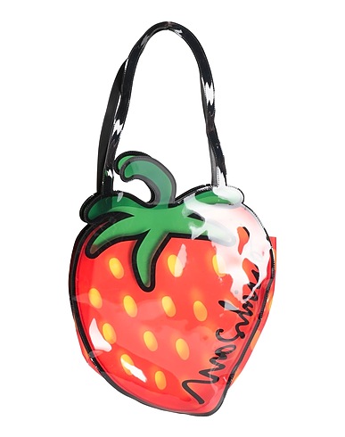 MOSCHINO Handbag Red 100% PVC - Polyvinyl chloride
