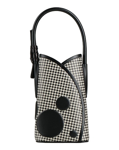 MAISON MARGIELA Handbag Black 100% Cotton, Cow leather, Ovine leather