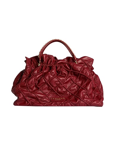 ERMANNO FIRENZE Handbag Burgundy 100% Polyurethane