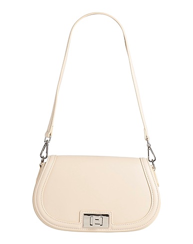 ERMANNO FIRENZE Schultertasche Elfenbein 100% Polyurethan