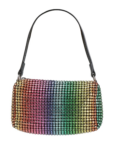 PATRIZIA PEPE Handbag Light green 90% Glass, 10% Polyurethane