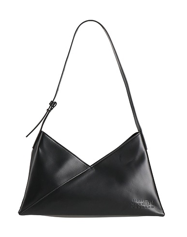 MM6 MAISON MARGIELA Schultertasche Schwarz 100% Rindsleder