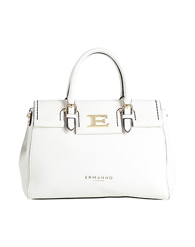 ERMANNO FIRENZE Handbag White 100% Polyurethane