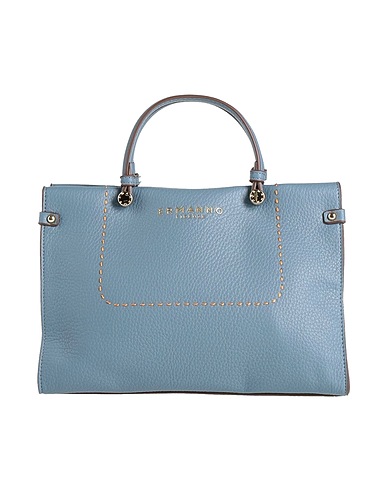ERMANNO FIRENZE Handbag Light blue 100% Polyurethane