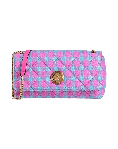 VERSACE Cross-body bags Fuchsia 69% Virgin Wool, 31% Polyamide