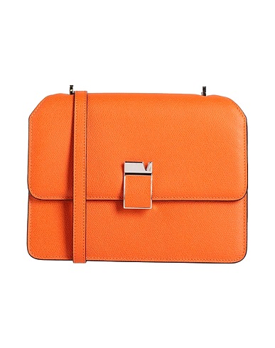 VALEXTRA Across-body bag Mandarin 100% Calfskin