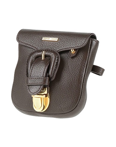 EMPORIO ARMANI Belt Bags Dark brown 100% Cow leather