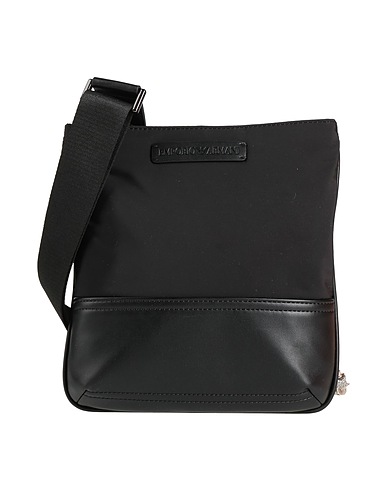 EMPORIO ARMANI Across-body bag Black 100% Polyester, Polyurethane
