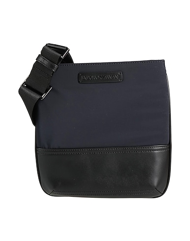 EMPORIO ARMANI Across-body bag Midnight blue 100% Polyester, Polyurethane