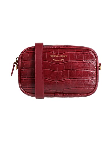 EMPORIO ARMANI Borsa a tracolla Bordeaux 100% Poliestere
