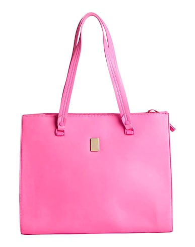 LIU •JO Borsa a mano Fucsia 100% Poliestere, Resina poliuretanica