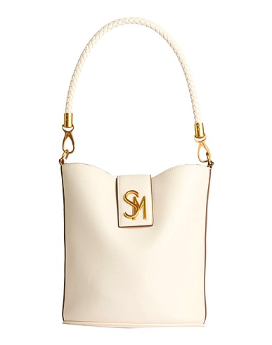 STEVE MADDEN ハンドバッグ アイボリー ポリウレタン 100%