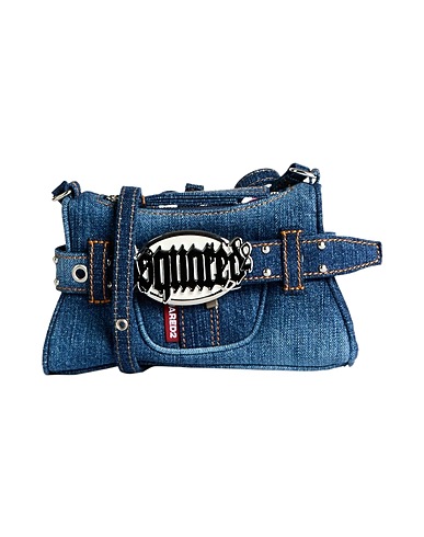 DSQUARED2 Across-body bag Blue 100% Cotton